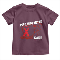 Healthcare Hero HIV AIDS Care Nurse Gift Toddler T Shirt - Wonder Print Shop