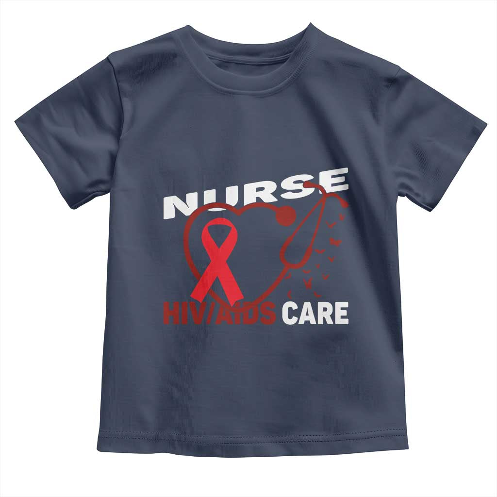 Healthcare Hero HIV AIDS Care Nurse Gift Toddler T Shirt - Wonder Print Shop