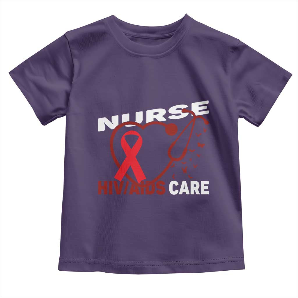 Healthcare Hero HIV AIDS Care Nurse Gift Toddler T Shirt - Wonder Print Shop