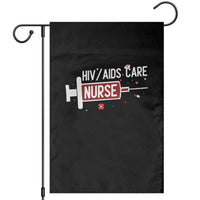 HIV AIDS Care Nurse Garden Flag Red Ribbon Support Gift - Wonder Print Shop