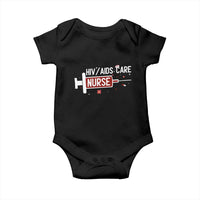 HIV AIDS Care Nurse Baby Onesie Red Ribbon Support Gift - Wonder Print Shop