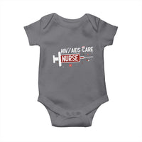 HIV AIDS Care Nurse Baby Onesie Red Ribbon Support Gift - Wonder Print Shop