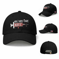 HIV AIDS Care Nurse Baseball Cap Red Ribbon Support Gift