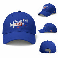 HIV AIDS Care Nurse Baseball Cap Red Ribbon Support Gift