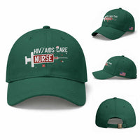 HIV AIDS Care Nurse Baseball Cap Red Ribbon Support Gift