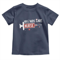 HIV AIDS Care Nurse Toddler T Shirt Red Ribbon Support Gift - Wonder Print Shop