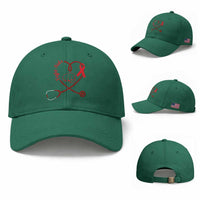 Fight AIDS Nurse Baseball Cap Red Ribbon HIV Awareness Gift