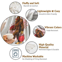 Funny Bigfoot Football Throw Blanket Support HIV Awareness Gift - Wonder Print Shop