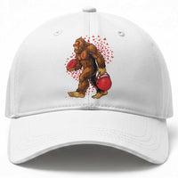 Funny Bigfoot Football Baseball Cap Support HIV Awareness Gift