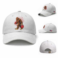 Funny Bigfoot Football Baseball Cap Support HIV Awareness Gift