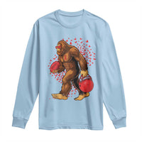 Funny Bigfoot Football Long Sleeve Shirt Support HIV Awareness Gift - Wonder Print Shop