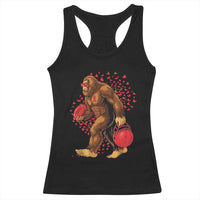 Funny Bigfoot Football Racerback Tank Top Support HIV Awareness Gift - Wonder Print Shop