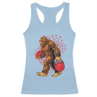 Funny Bigfoot Football Racerback Tank Top Support HIV Awareness Gift - Wonder Print Shop