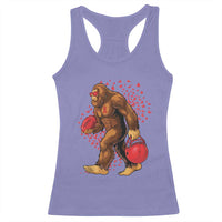 Funny Bigfoot Football Racerback Tank Top Support HIV Awareness Gift - Wonder Print Shop