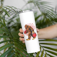 Funny Bigfoot Football Skinny Tumbler Support HIV Awareness Gift - Wonder Print Shop