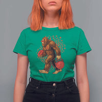 Funny Bigfoot Football T Shirt For Women Support HIV Awareness Gift - Wonder Print Shop