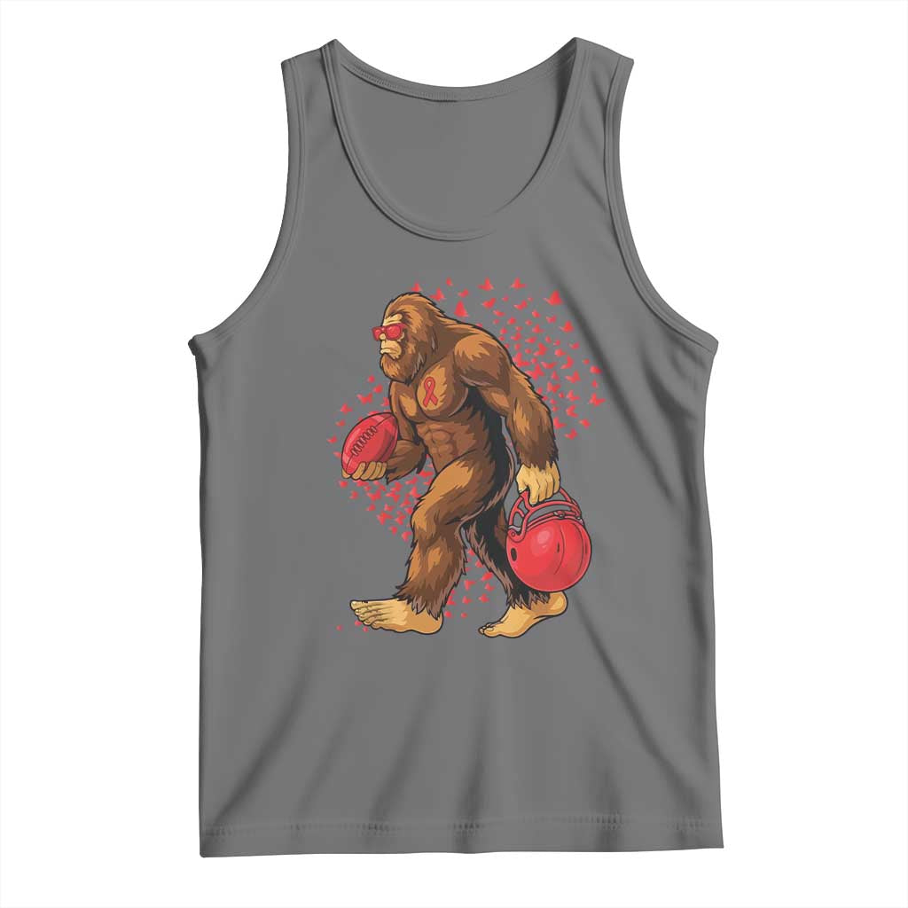 Funny Bigfoot Football Tank Top Support HIV Awareness Gift - Wonder Print Shop