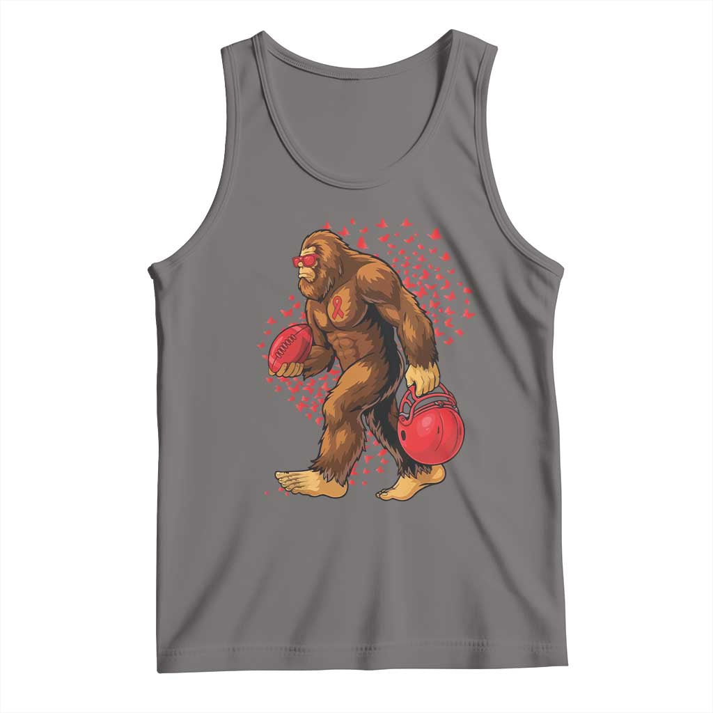 Funny Bigfoot Football Tank Top Support HIV Awareness Gift - Wonder Print Shop