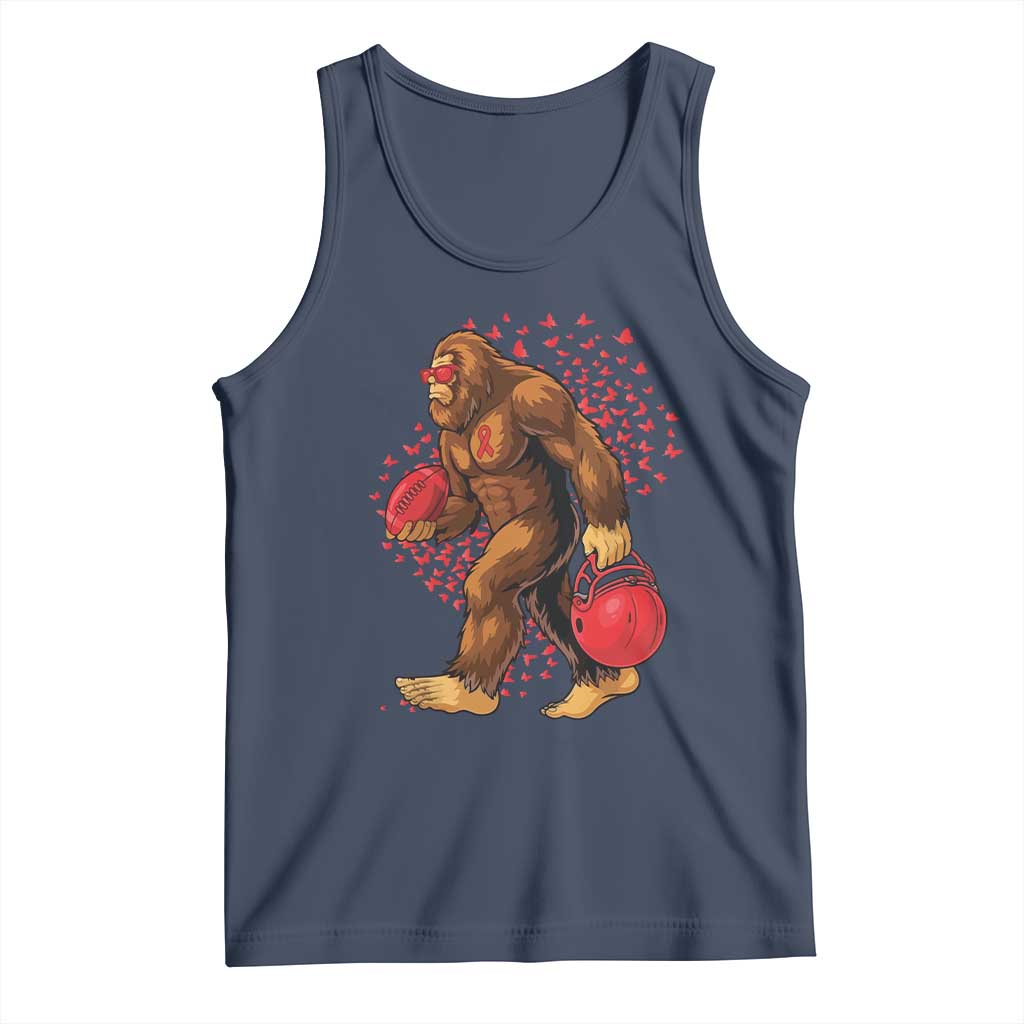 Funny Bigfoot Football Tank Top Support HIV Awareness Gift - Wonder Print Shop