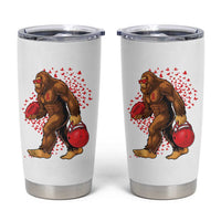 Funny Bigfoot Football Tumbler Cup Support HIV Awareness Gift - Wonder Print Shop