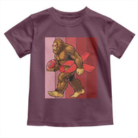 Funny Bigfoot Football HIV Awareness Toddler T Shirt Red Ribbon Retro Vintage Style Gift - Wonder Print Shop