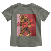 Funny Bigfoot Football HIV Awareness Toddler T Shirt Red Ribbon Retro Vintage Style Gift - Wonder Print Shop