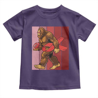 Funny Bigfoot Football HIV Awareness Toddler T Shirt Red Ribbon Retro Vintage Style Gift - Wonder Print Shop