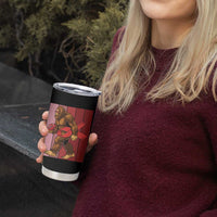 Funny Bigfoot Football HIV Awareness Tumbler Cup Red Ribbon Retro Vintage Style Gift - Wonder Print Shop