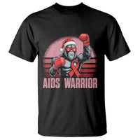Christmas Santa Bigfoot HIV Awareness T Shirt Retro Vintage Style Gift - Wonder Print Shop