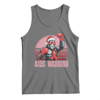 Christmas Santa Bigfoot HIV Awareness Tank Top Retro Vintage Style Gift - Wonder Print Shop