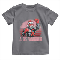 Christmas Santa Bigfoot HIV Awareness Toddler T Shirt Retro Vintage Style Gift - Wonder Print Shop