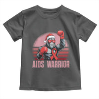 Christmas Santa Bigfoot HIV Awareness Toddler T Shirt Retro Vintage Style Gift - Wonder Print Shop