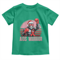 Christmas Santa Bigfoot HIV Awareness Toddler T Shirt Retro Vintage Style Gift - Wonder Print Shop