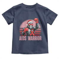 Christmas Santa Bigfoot HIV Awareness Toddler T Shirt Retro Vintage Style Gift - Wonder Print Shop
