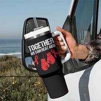 Together We Can Beat AIDS Tumbler With Handle Boxing HIV Awareness Gift - Wonder Print Shop