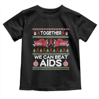 Together We Can Beat AIDS Toddler T Shirt HIV Awareness Boxing Ugly Sweater Gift - Wonder Print Shop