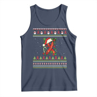 Santa Red Ribbon HIV Awareness Tank Top Ugly Sweater Christmas Gift - Wonder Print Shop