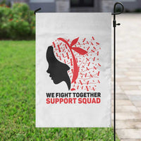 We Fight Together Support Squad Garden Flag HIV Awareness Dragonfly Gift - Wonder Print Shop