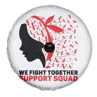 We Fight Together Support Squad Spare Tire Cover HIV Awareness Dragonfly Gift - Wonder Print Shop