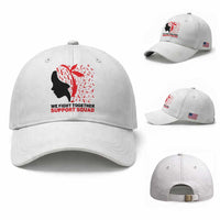 We Fight Together Support Squad Baseball Cap HIV Awareness Dragonfly Gift