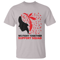 We Fight Together Support Squad T Shirt HIV Awareness Dragonfly Gift - Wonder Print Shop