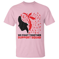 We Fight Together Support Squad T Shirt HIV Awareness Dragonfly Gift - Wonder Print Shop