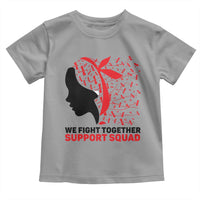 We Fight Together Support Squad Toddler T Shirt HIV Awareness Dragonfly Gift - Wonder Print Shop