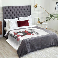 In December We Wear Red Throw Blanket HIV Awareness Empowered Woman Gift - Wonder Print Shop