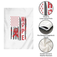 American Flag Hope HIV Awareness Garden Flag World AIDS Day Gift - Wonder Print Shop