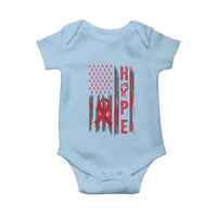 American Flag Hope HIV Awareness Baby Onesie World AIDS Day Gift - Wonder Print Shop