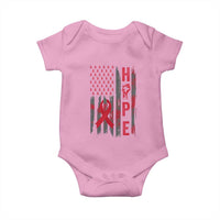 American Flag Hope HIV Awareness Baby Onesie World AIDS Day Gift - Wonder Print Shop