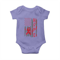 American Flag Hope HIV Awareness Baby Onesie World AIDS Day Gift - Wonder Print Shop