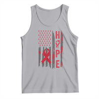 American Flag Hope HIV Awareness Tank Top World AIDS Day Gift - Wonder Print Shop