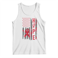 American Flag Hope HIV Awareness Tank Top World AIDS Day Gift - Wonder Print Shop